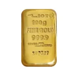 شمش طلا خالص ۲۴ عیار (۱ کیلوگرمی)