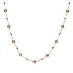 گردنبند طلای ۱۸ عیار مدل مروارید