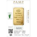 شمش طلا ۲۴ سویسی (۱ گرمی) - تصویر 2