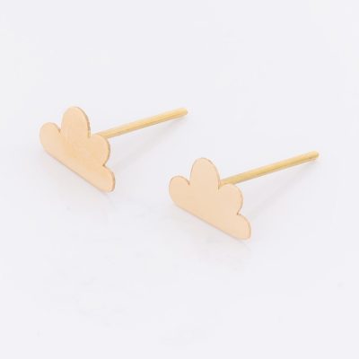 گوشواره طلای ۱۸ عیار رادا مدل ابر